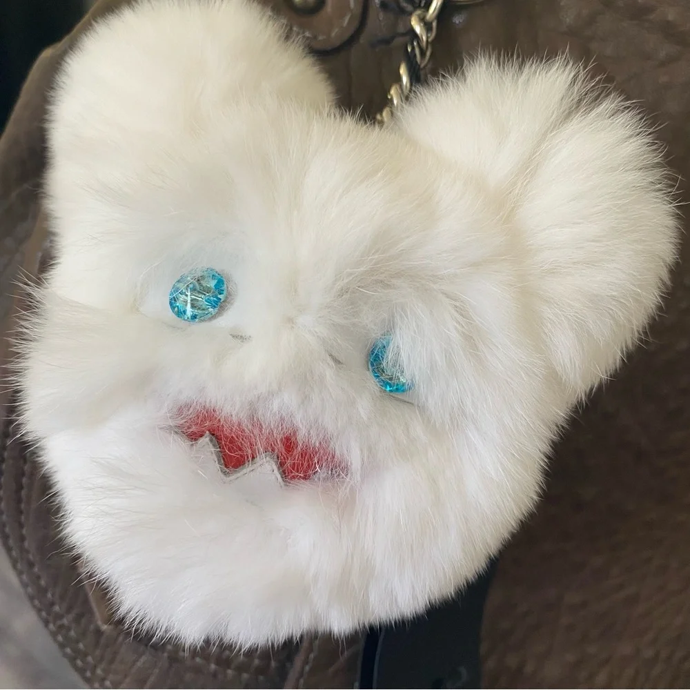 Karl Lagerfeld Choupette Collection Keychain White Plush